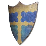 Blue-Gold Kite Shield icon