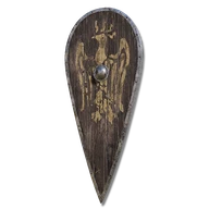 Hawk Crest Wooden Shield icon