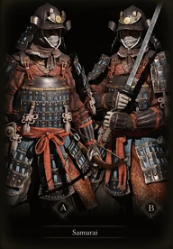 Samurai starting class artwork