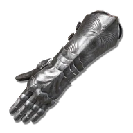 Silver Grooved Gauntlets icon
