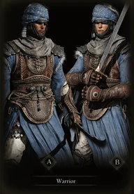 Warrior starting class artwork