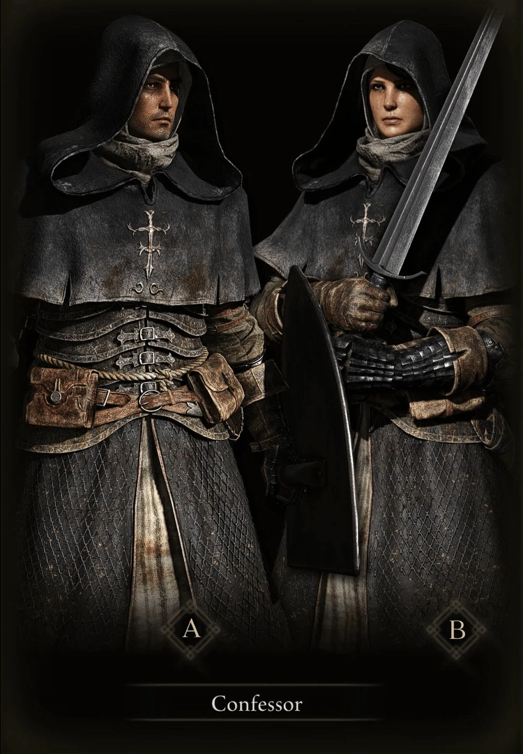 Confessor starting class artwork