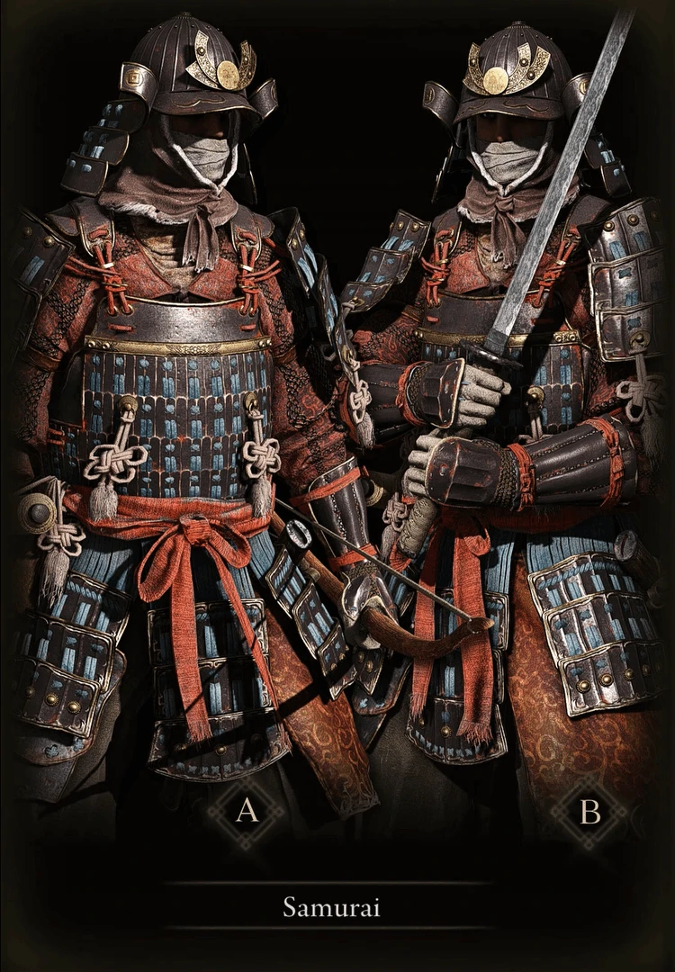 Samurai starting class artwork