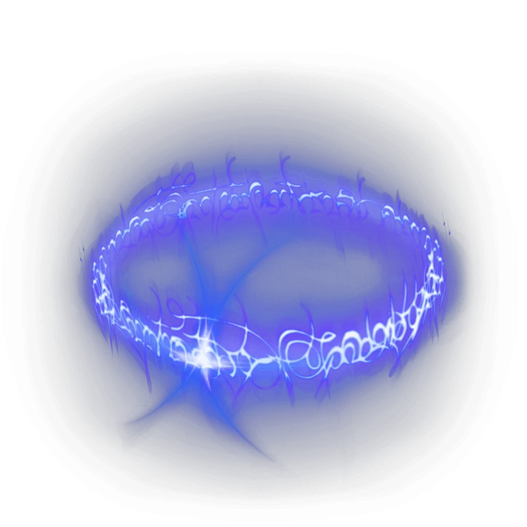 Blue Cipher Ring icon