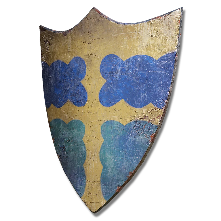 Blue-Gold Kite Shield icon