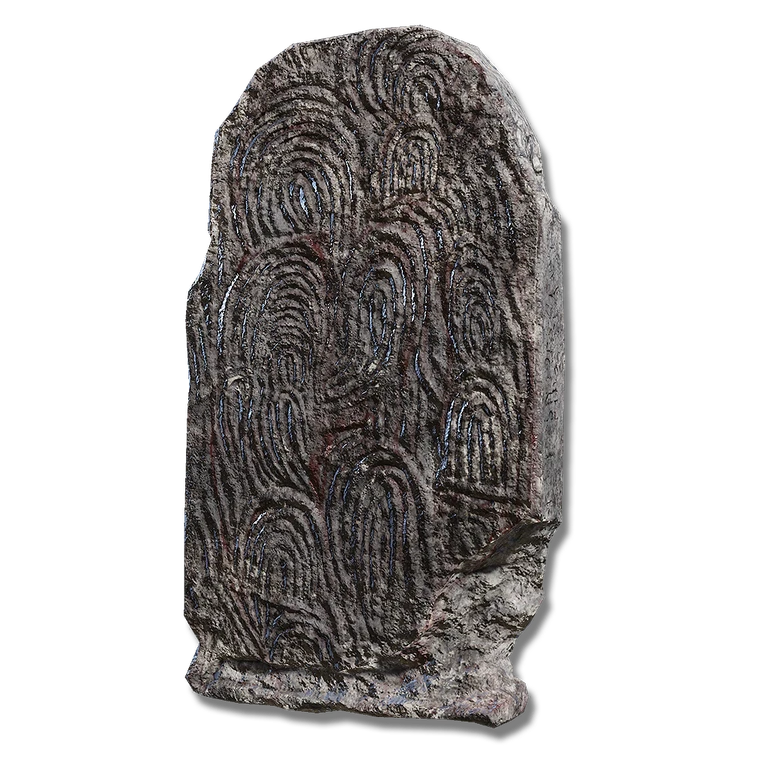 Fingerprint Stone Shield icon