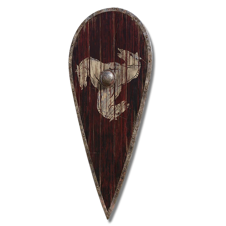 Horse Crest Wooden Shield icon
