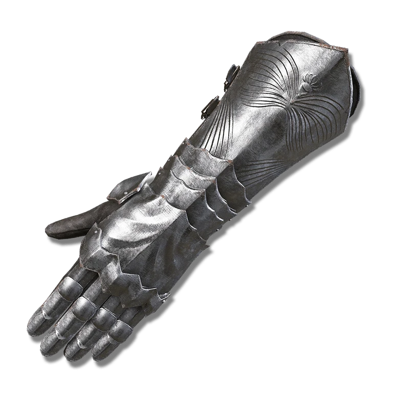 Silver Grooved Gauntlets icon