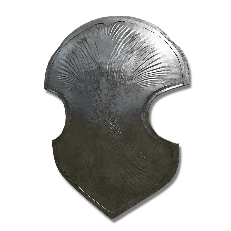 Silver Grooved Shield icon
