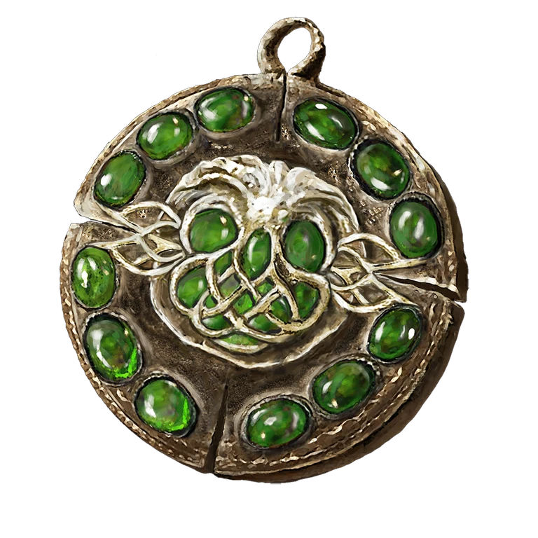 Viridian Amber Medallion +3 icon